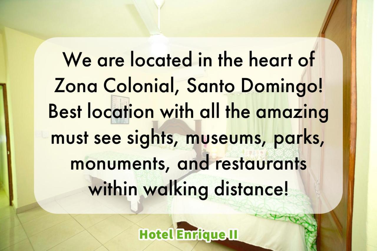 סנטו דומינגו Hotel Enrique II Zona Colonial Vista Al Malecon מראה חיצוני תמונה